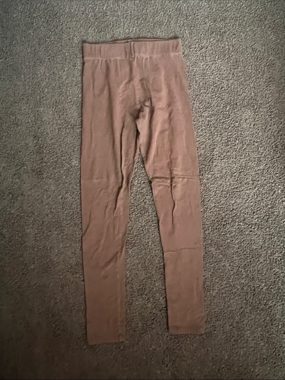Brown High-Waist Leggings